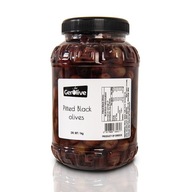 Neoxidované čierne olivy bez kôstky 1kg kapacita 1,6l