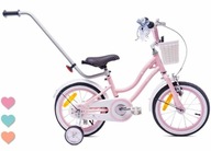 Bicykel pre dievčatá 14 palcov Heart bike - ružový