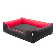 PESELKA PRE PSA 125 cm x 90 cm XXXL pohodlná pohovka ČERVENÁ PESELKA PRE PSA 125 cm x 90 cm XXXL pohodlná pohovka ČERVENÁ