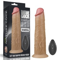 VIBRATOR 8,0'' DVOJVRSTVA PLATINOVÝ SILIKÓNOVÝ ROTATOR 24-0155 VIBRATOR 8,0'' DVOJVRSTVA PLATINOVÝ SILIKÓNOVÝ ROTATOR 24-0155