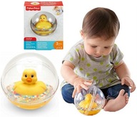 Zábava na plávajúcej kačici Fisher-Price v guľôčkovom kúpeli