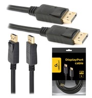Kábel DisplayPort v.1.2 Kábel Gembird čierny 3 m