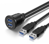 Predlžovací kábel do auta 2xUSB 3.0 PRE RÁDIO v dĺžke 2m Predlžovací kábel do auta 2xUSB 3.0 PRE RÁDIO v dĺžke 2m