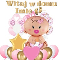 BALÓNKY uvítací set VITAJTE HOME banner NÁZOV BALÓNKY uvítací set VITAJTE HOME banner NÁZOV