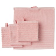 IKEA VAGSJON uterák na ruky 30x30 4ks svetloružový IKEA VAGSJON uterák na ruky 30x30 4ks svetloružový