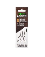Korda Klor Ready Tied Loop Rigs 8 Micro Barbed 3 ks Korda Klor Ready Tied Loop Rigs 8 Micro Barbed 3 ks