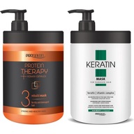 Proteínovo-keratínová MASKA + Keratínová maska 1000g Regenerácia vlasov Proteínovo-keratínová MASKA + Keratínová maska 1000g Regenerácia vlasov