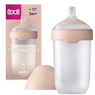LOVI ANTIKOLICKÁ FĽAŠA MAMMAFEEL dynamický cumlík 250 ml 3+ LOVI ANTIKOLICKÁ FĽAŠA MAMMAFEEL dynamický cumlík 250 ml 3+