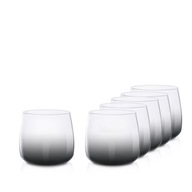 Ombre sklo, čierne, 435 ml, súprava. 6 ks. Ombre sklo, čierne, 435 ml, súprava. 6 ks.