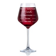 Mega XXL pohár na víno 860 ml GRAVENÉ pre ňu