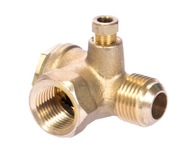 Spätný ventil 1/2W x 1/2Z x 1/8W pravý kompresor Spätný ventil 1/2W x 1/2Z x 1/8W pravý kompresor