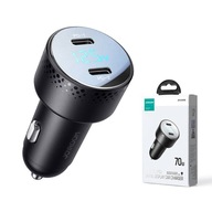 2x USB C 70W autonabíjačka s LED displejom Joyroom JR-CCD02 2x USB C 70W autonabíjačka s LED displejom Joyroom JR-CCD02