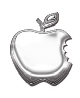 ALU nálepka na auto APPLE APPLE EMBLEMA ALU nálepka na auto APPLE APPLE EMBLEMA