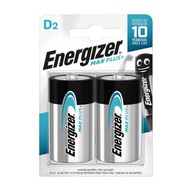 Energizer Max Plus D LR20 alkalické batérie 2 ks Energizer Max Plus D LR20 alkalické batérie 2 ks