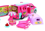 RUŽOVÉ AUTO S BÁBIKOU AKO Bábika BARBIE na dovolenke set RUŽOVÉ AUTO S BÁBIKOU AKO Bábika BARBIE na dovolenke set