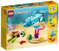 LEGO Creator 3v1 31128 Delfín a korytnačka LEGO Creator 3v1 31128 Delfín a korytnačka