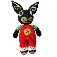 Háčkovaný maskot králik BING 100% ručná práca Háčkovaný maskot králik BING 100% ručná práca