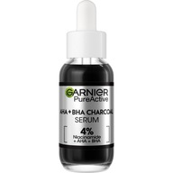 Sérum na tvár s AHA, BHA a dreveným uhlím Garnier 30 ml Sérum na tvár s AHA, BHA a dreveným uhlím Garnier 30 ml