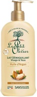 Le Petit Olivier čistiace odličovacie mlieko s arganovým olejom 200 ml Le Petit Olivier čistiace odličovacie mlieko s arganovým olejom 200 ml