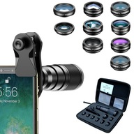 Set 12v1 22x TELE FishEye Macro 15x pre Smartphone Set 12v1 22x TELE FishEye Macro 15x pre Smartphone