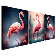 Obraz na plátne 120x60 na stenu, plameniak, do obývačky Obraz na plátne 120x60 na stenu, plameniak, do obývačky