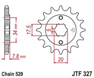 Predné ozubené koleso JT JTF327.14 Predné ozubené koleso JT JTF327.14
