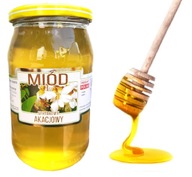 Akáciový nektárový med Apiary Trzebiszewo 1,1 kg Akáciový nektárový med Apiary Trzebiszewo 1,1 kg
