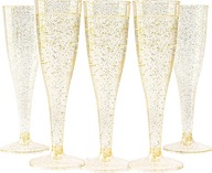 PREMIUM zlaté poháre na šampanské 10