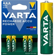 Batéria VARTA Ni-MH AAA LR03 1000mAh 1,2V 4 ks.