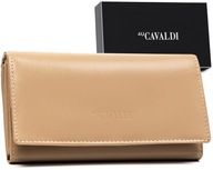 Veľkorozmerná dámska peňaženka Cavaldi vyrobená z prírodnej kože RFID