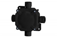 Hermetický box F-ELEKTRO. 27P so svorkou - čierna IP67 Hermetický box F-ELEKTRO. 27P so svorkou - čierna IP67