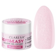 Claresa Soft&Easy Glam Pink Builder Gel 45 g Claresa Soft&Easy Glam Pink Builder Gel 45 g