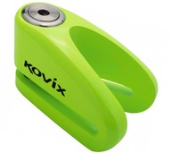 Zámok brzdového kotúča KOVIX KVC/Z1, fluorescenčná zelená