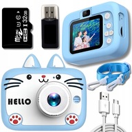 DIGITÁLNY FOTOAPARÁT PRE DETI HRAČKA KAMERA HRY 40Mpx + 32GB KARTA DIGITÁLNY FOTOAPARÁT PRE DETI HRAČKA KAMERA HRY 40Mpx + 32GB KARTA