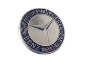 Emblém pre Mercedes Benz 57 mm modrý