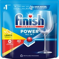 FINISH Power All-in-1 tablety do umývačky riadu 40 citrónov