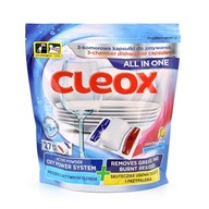 Trojkomorové kapsule do umývačky riadu s aktívnym kyslíkom - Cleox 27 ks PREMIUM