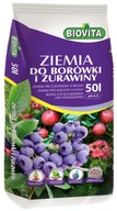 Pôdny substrát pre čučoriedky a brusnice 50L Biovita Pôdny substrát pre čučoriedky a brusnice 50L Biovita