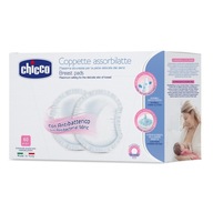 Chicco Antibakteriálne vložky na dojčenie, 60 kusov