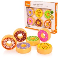 VIGA DREVENÉ DONUTY COOKIES DARY 6 KS. VIGA DREVENÉ DONUTY COOKIES DARY 6 KS.