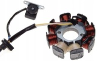 Stator 4T magneto 8 cievok 4 vodiče Kinroad 50QT Stator 4T magneto 8 cievok 4 vodiče Kinroad 50QT