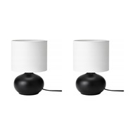 2 ks TVARFOT Stolná lampa - čierna/biela 2 ks TVARFOT Stolná lampa - čierna/biela