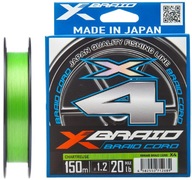 Vyberte YGK X-Braid Cord X4 #0,3/0,09 mm 6 lb/2,7 kg