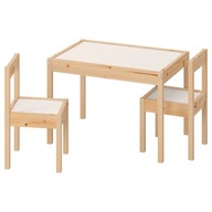 PRESTREDANÝ DETSKÝ STÔL + 2 STOLIČKY PRESTREDANÝ DETSKÝ STÔL + 2 STOLIČKY