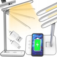 POWERFUL Stolná nočná lampa na čítanie XXL stolová INDUKČNÁ NABÍJAČKA POWERFUL Stolná nočná lampa na čítanie XXL stolová INDUKČNÁ NABÍJAČKA