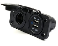 VSTAVANÁ SADA ZAPAĽOVAČA ZÁSUVKA + 2 x USB VSTAVANÁ SADA ZAPAĽOVAČA ZÁSUVKA + 2 x USB