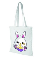 Nákupná taška Bunny Ramen biela Nákupná taška Bunny Ramen biela