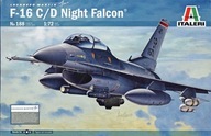 Model F-16 C/D Night Falcon Italeri 0188 1:72 Model F-16 C/D Night Falcon Italeri 0188 1:72
