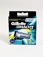 Gillette Mach 3 - 8 náhradných nábojov do holiacich strojčekov