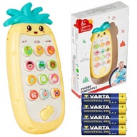 INTERAKTÍVNY SMARTFÓN PRVÝ VZDELÁVACÍ TELEFÓN PRE DETI + 4 BATÉRIE INTERAKTÍVNY SMARTFÓN PRVÝ VZDELÁVACÍ TELEFÓN PRE DETI + 4 BATÉRIE